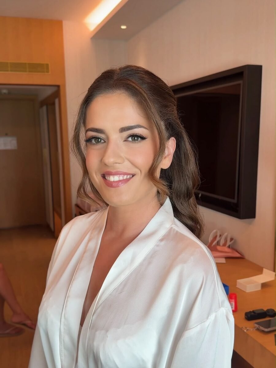 Bridal makeup and hair by Artemis